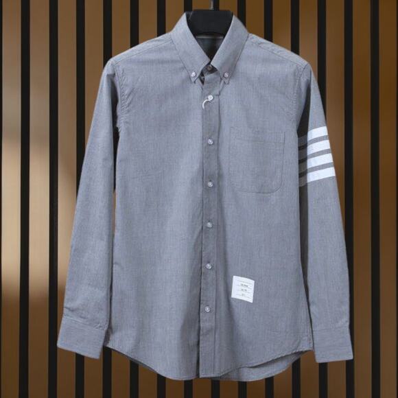 Thom Browne Men's Gray Shirt